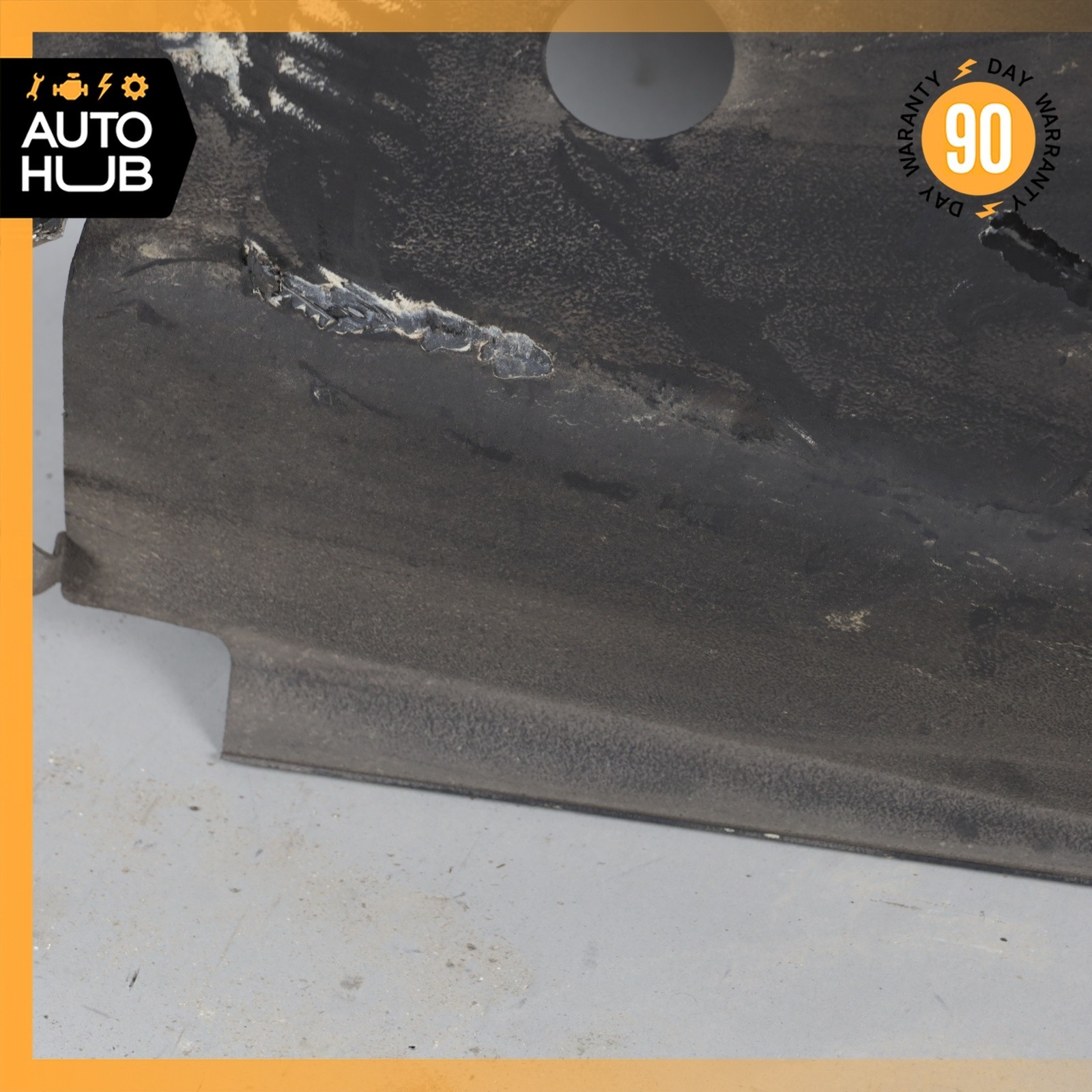 05-18 Mercedes W463 G550 G63 Rear Lower Fuel Tank Skid Plate Metal Shield OEM