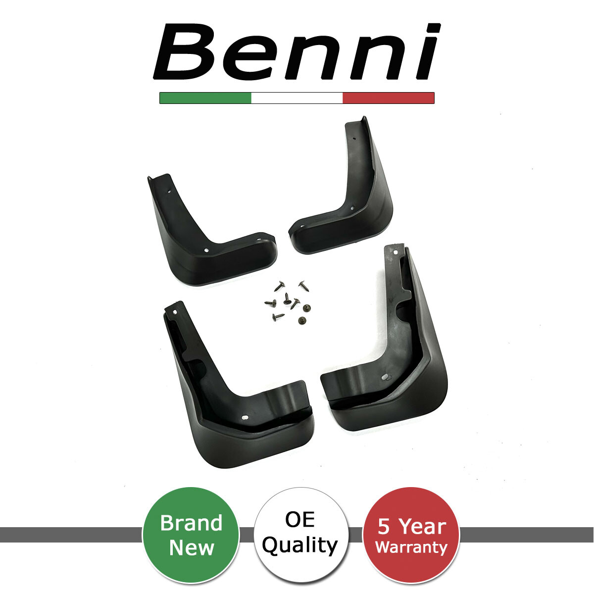 Easy Fit Mudflaps Front Rear For Ford Focus Hatchback 2012-2018 Benni