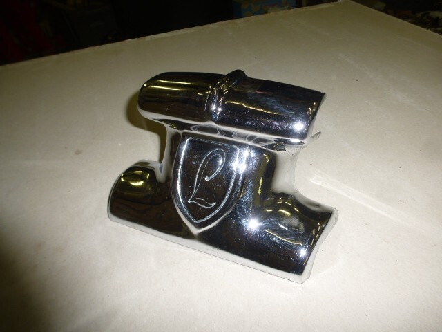 VINTAGE 1946 1948 LINCOLN ZEPHYR REAR CENTER BUMPER GUARD RECHROMED VERY NICE!!