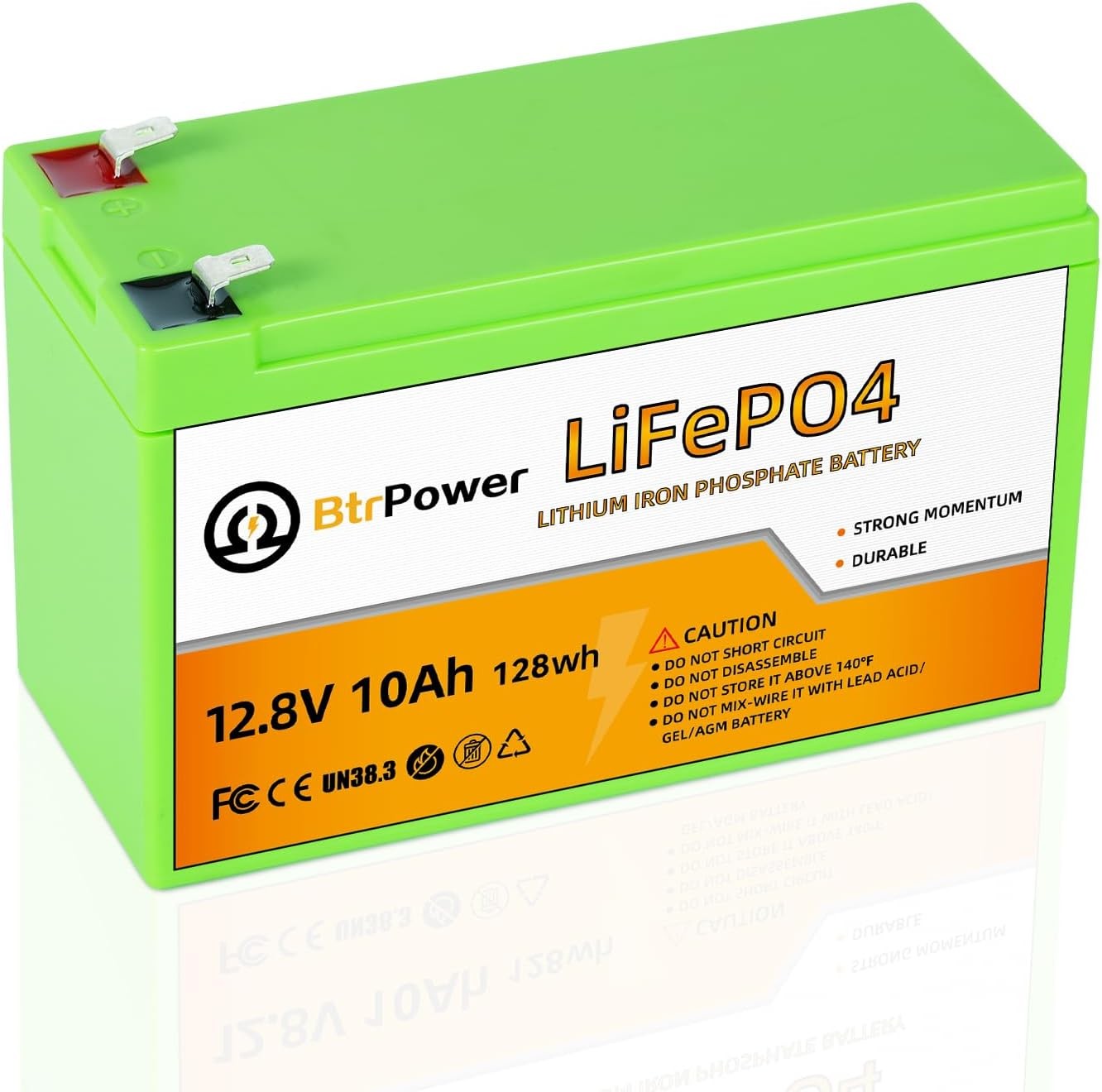 12V 10Ah LiFePO4 Battery 10A BMS Cyberpower UPS, Fishfinder, Power Wheels