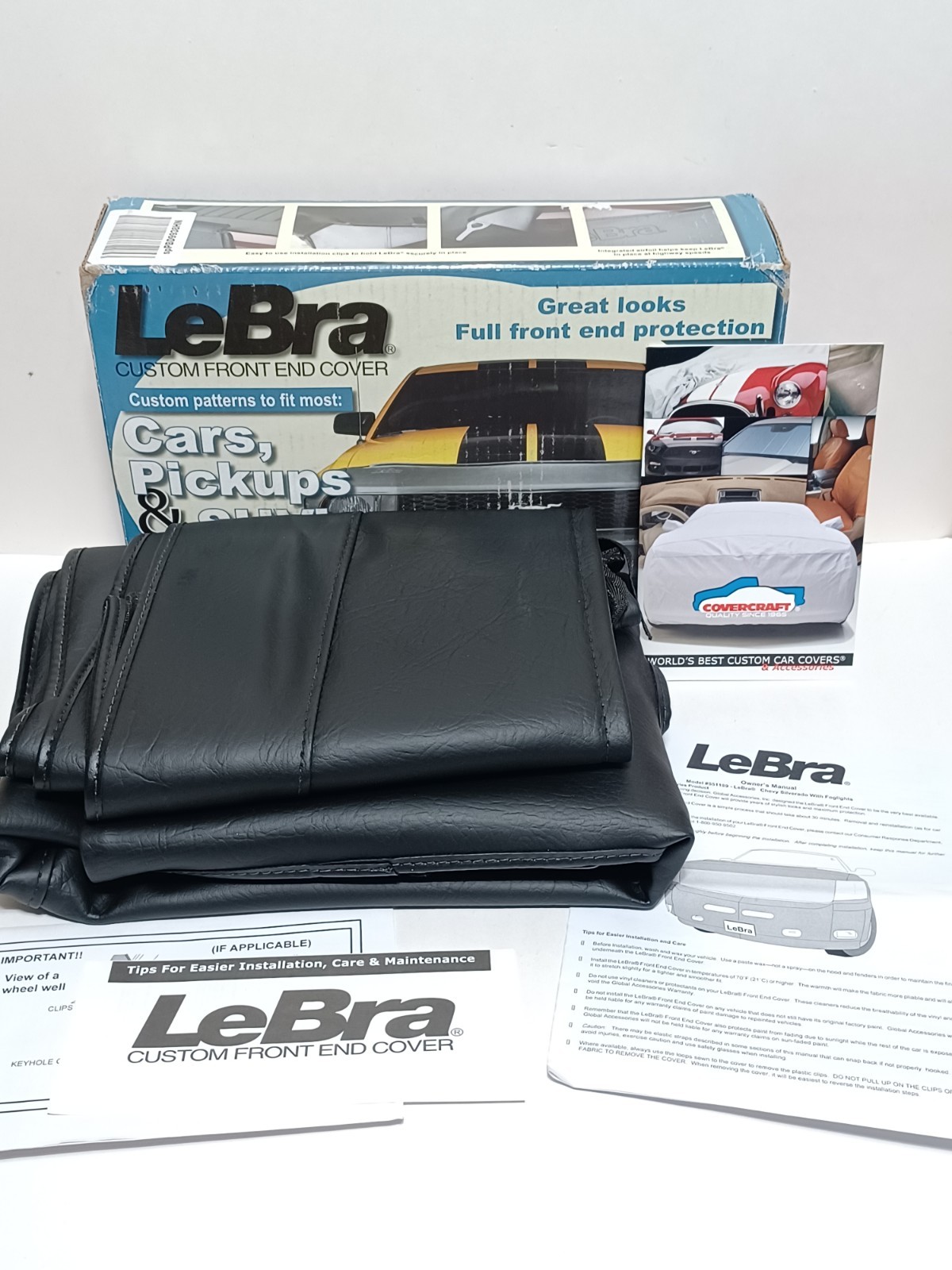 NEW▪︎LeBra 2009-2013 Chevy Silverado Black Custom Front End Cover 551189-01▪︎NIB