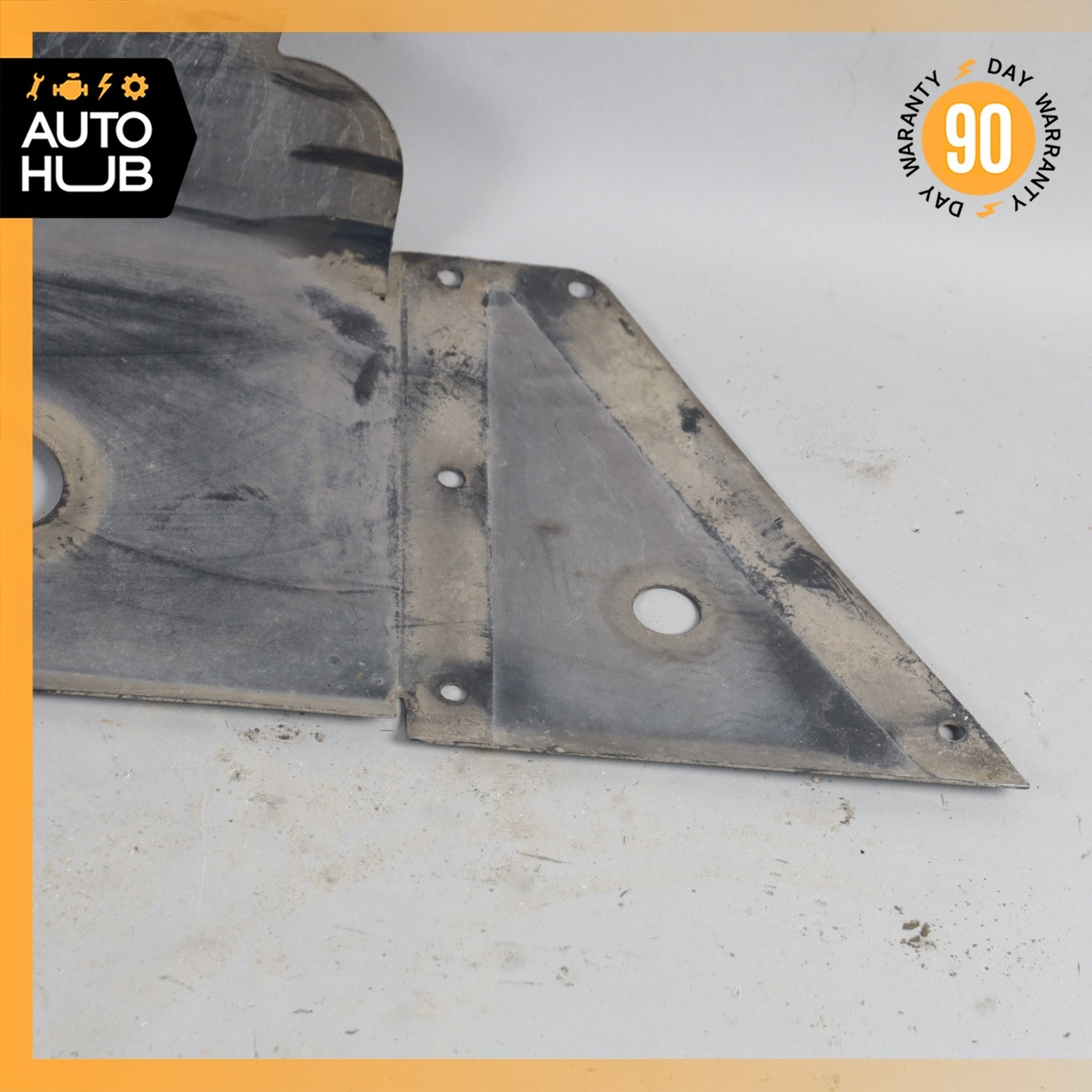 05-18 Mercedes W463 G550 G63 Rear Lower Fuel Tank Skid Plate Metal Shield OEM