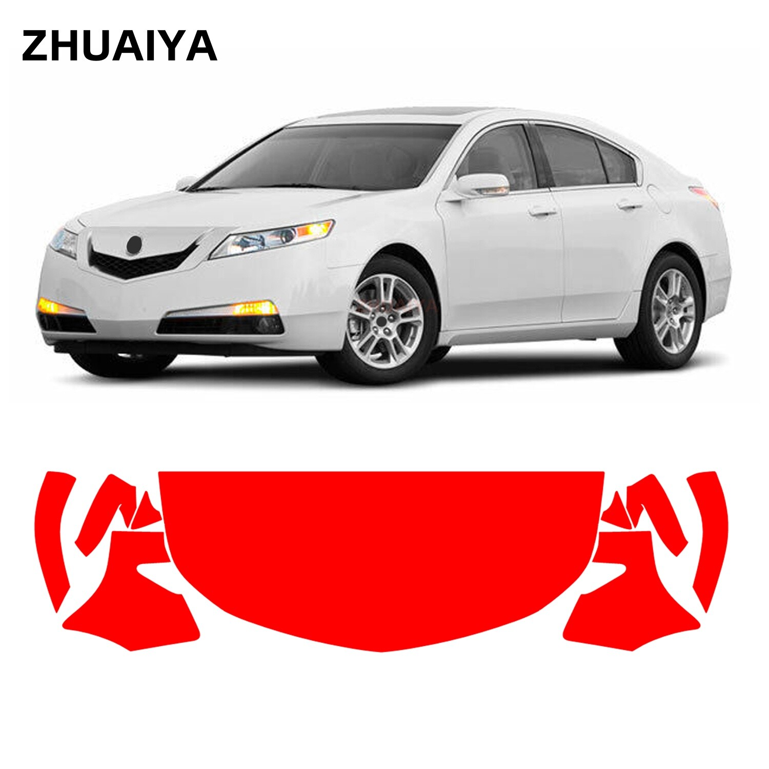 Partial Hood + Fenders PPF Paint Protection Film For Acura TL 2009-2011