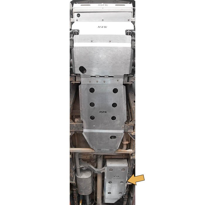 Asfir 4×4 508072 Skid Plate Fuel Tank for 05-12 Nissan Pathfinder 4.0 4WD/RWD