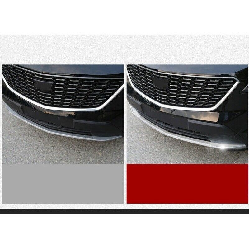 For Cadillac XT4 2019-2023 stainless Front Bumper Lower Protector Strip Trim