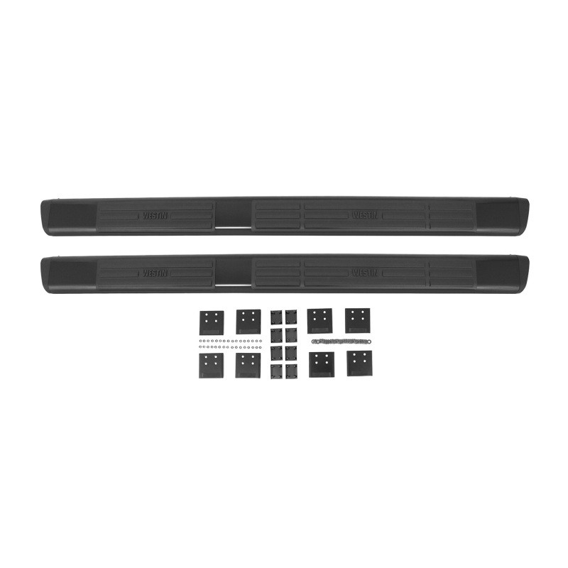 Westin For Premier 6 Oval Side Bar – 75 In Black Mild Steel, No Drill