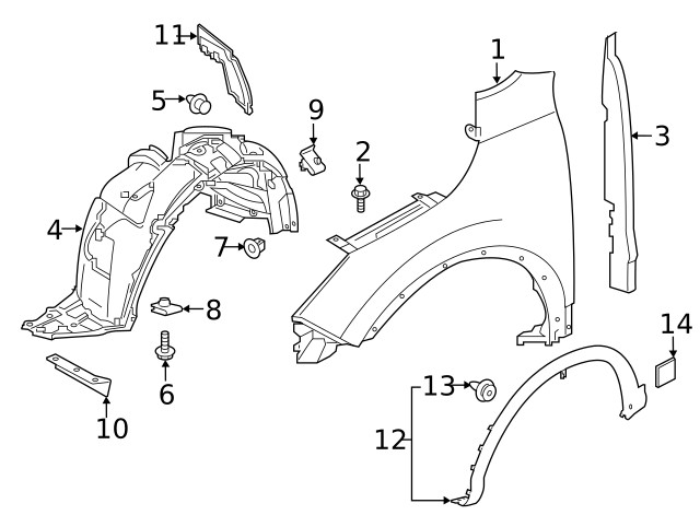 Genuine OEM Nissan Stone Guard 99016-6MA0A Underbody Protection