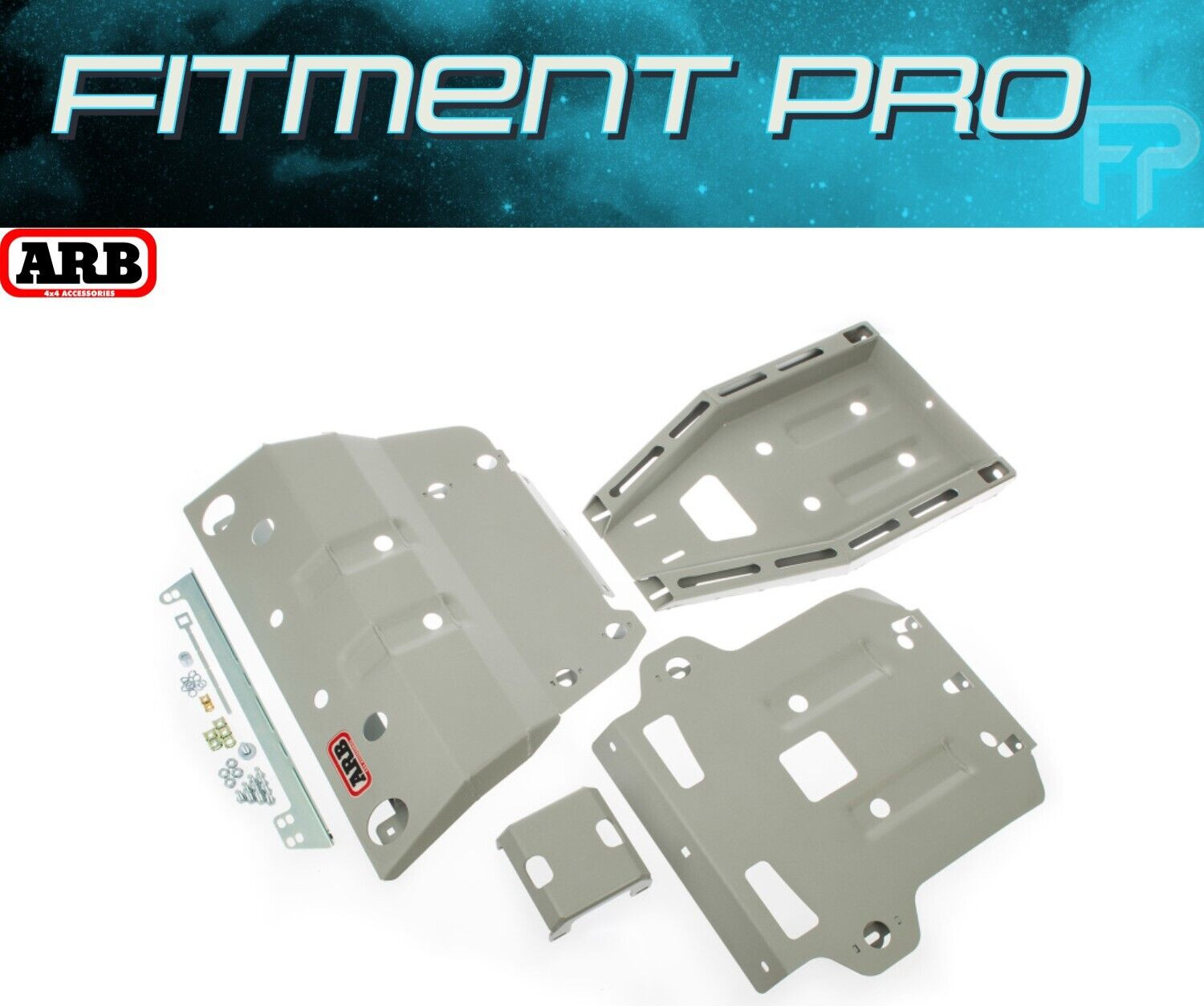 ARB Steel Skid Plate Bell Pan For 10-13 Toyota 4Runner 07-14 FJ Cruiser 5421100