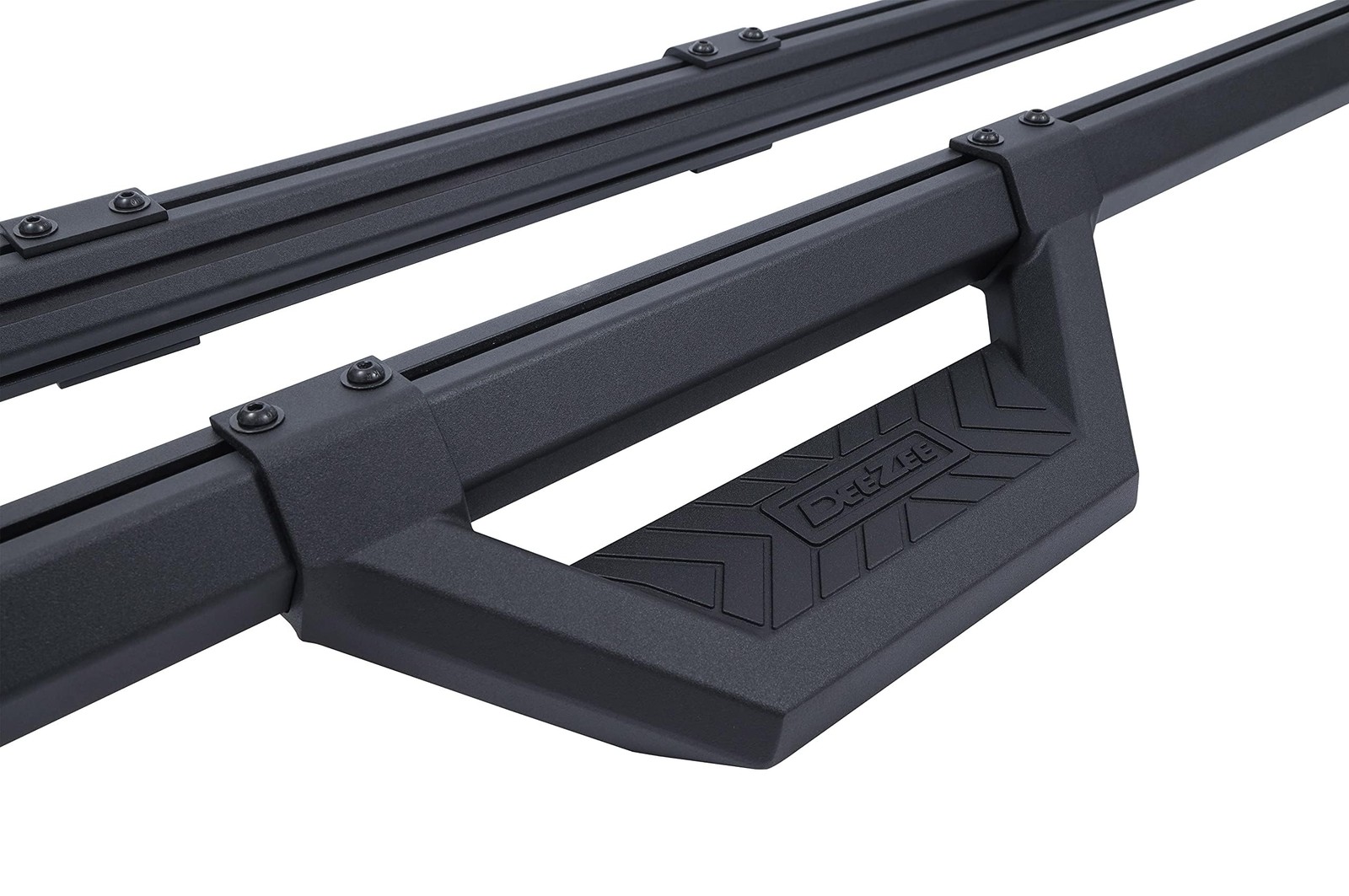 Dee Zee Hex Series Black Alloy Steel Truck Side Steps – Durable Aluminum Finish