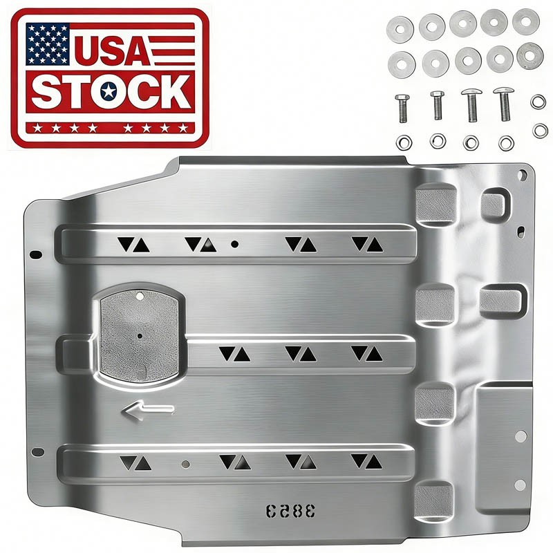 Transmission Skid Plate Gearbox Splash Shield Guard For 2015-2022 Ford F150 4WD
