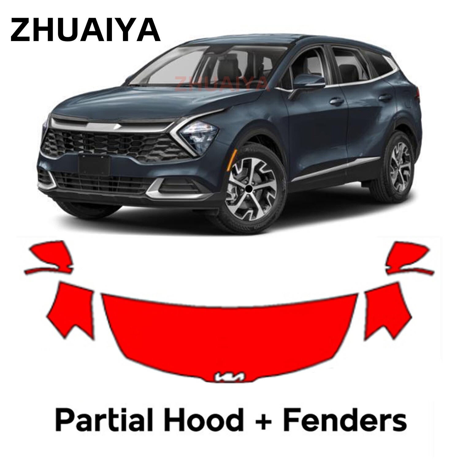 Hood Precut PPF Paint Protection Film For KIA Sportage 2023-2025