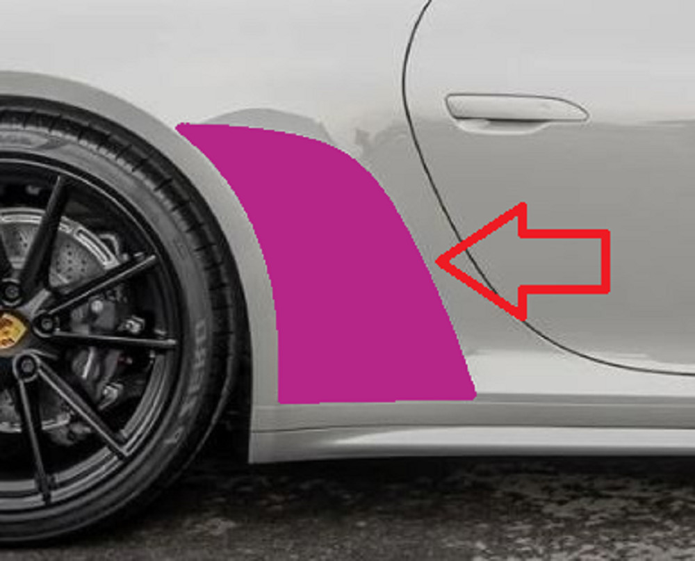 For Porsche 992 Turbo/ S 2020-2025 Stone Guard Paint Protection Film PreCut PPF
