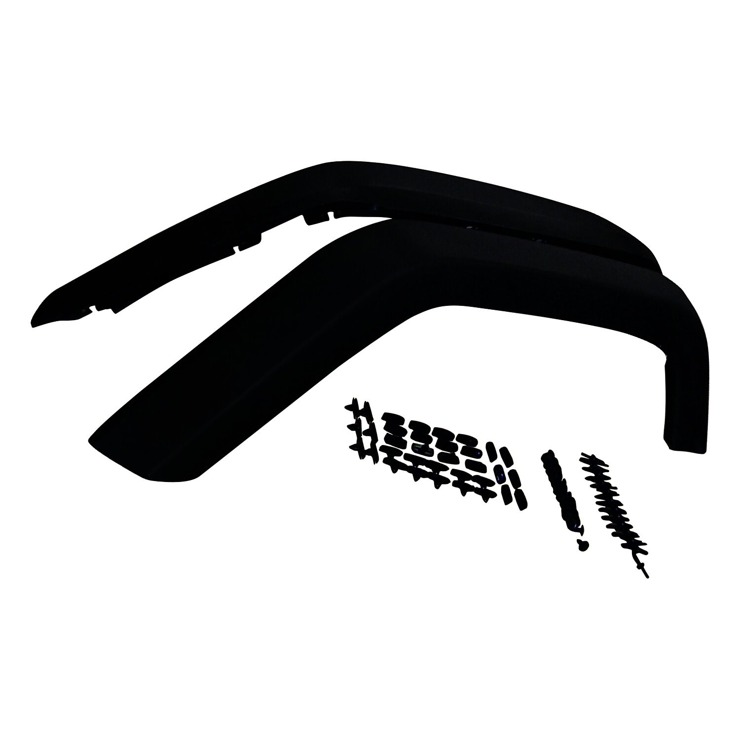 Jeep Fender Flare Kit – Black Plastic, Replacement, Rear Left & Right