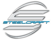 Steelcraft 45-04500 4 in. Oval Blackout Series Sidebars Black S/S