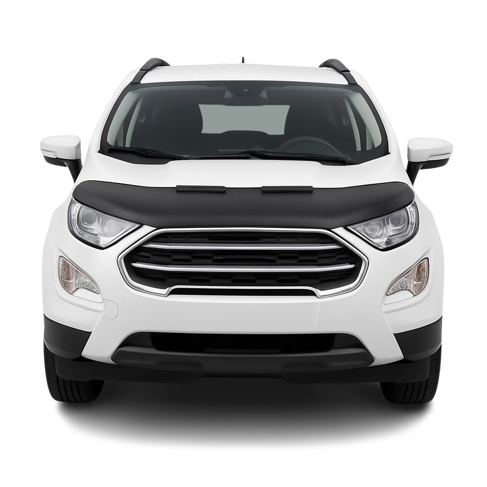 Car Bonnet Mask Hood Bra for Ford EcoSport 2018-2022 Black 1 Pc