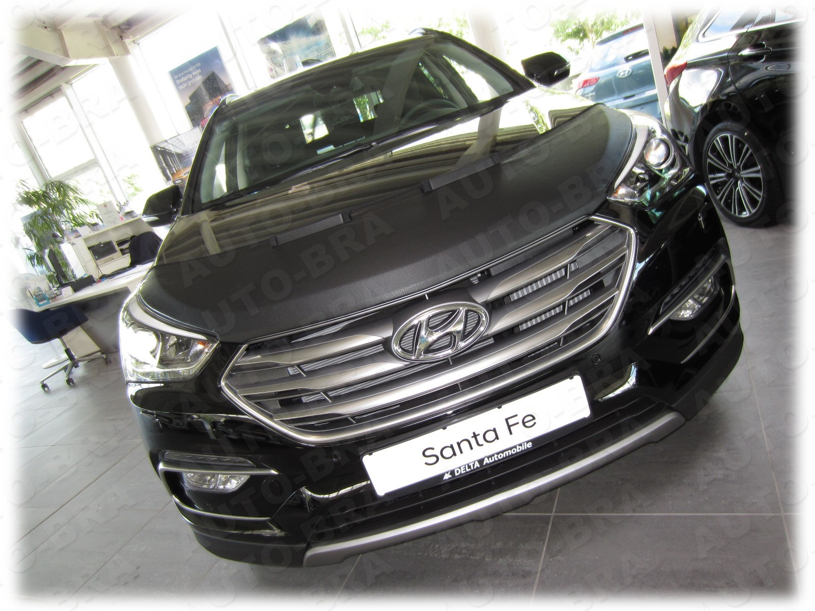 Bonnet bra for Hyundai Santa Fe model years 2012-2018, stone chip…