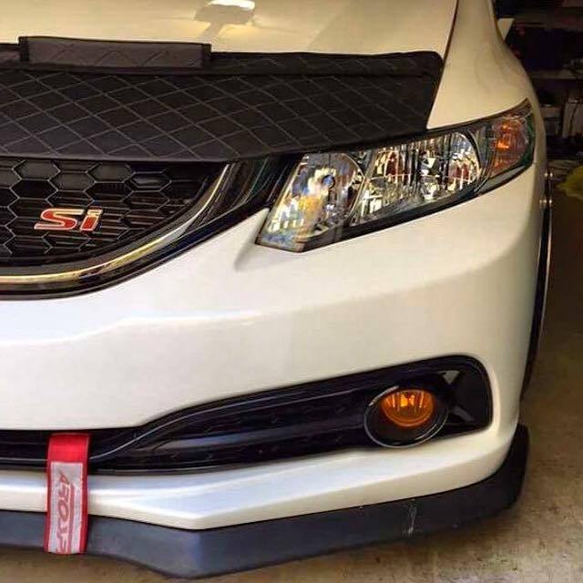 Car Hood Mask Bonnet Bra in DIAMOND Fits Honda Civic Sedan 2014 2015