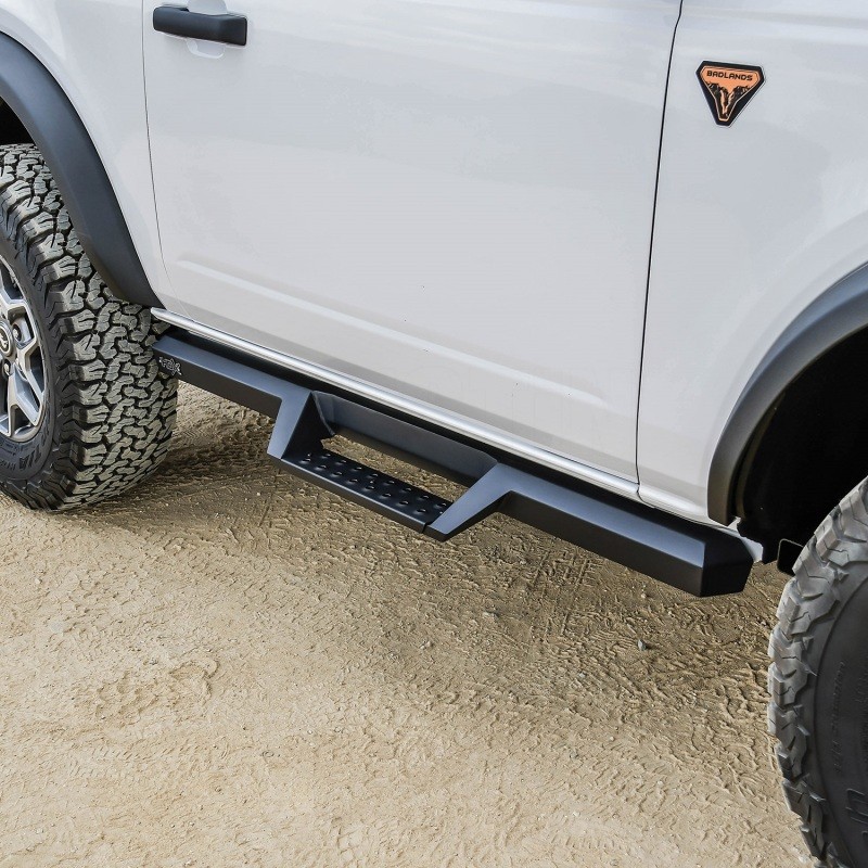 Westin/HDX Drop Nerf Step Bars – Textured Black Fits 2021+ Ford Bronco (2-Door)