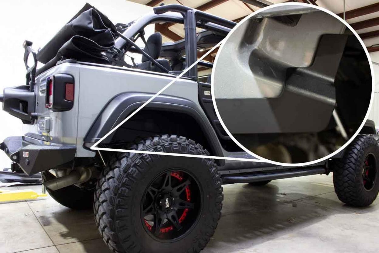 Fishbone Offroad Body Corner Guard – Quarter Panel Chip Guards FB13138