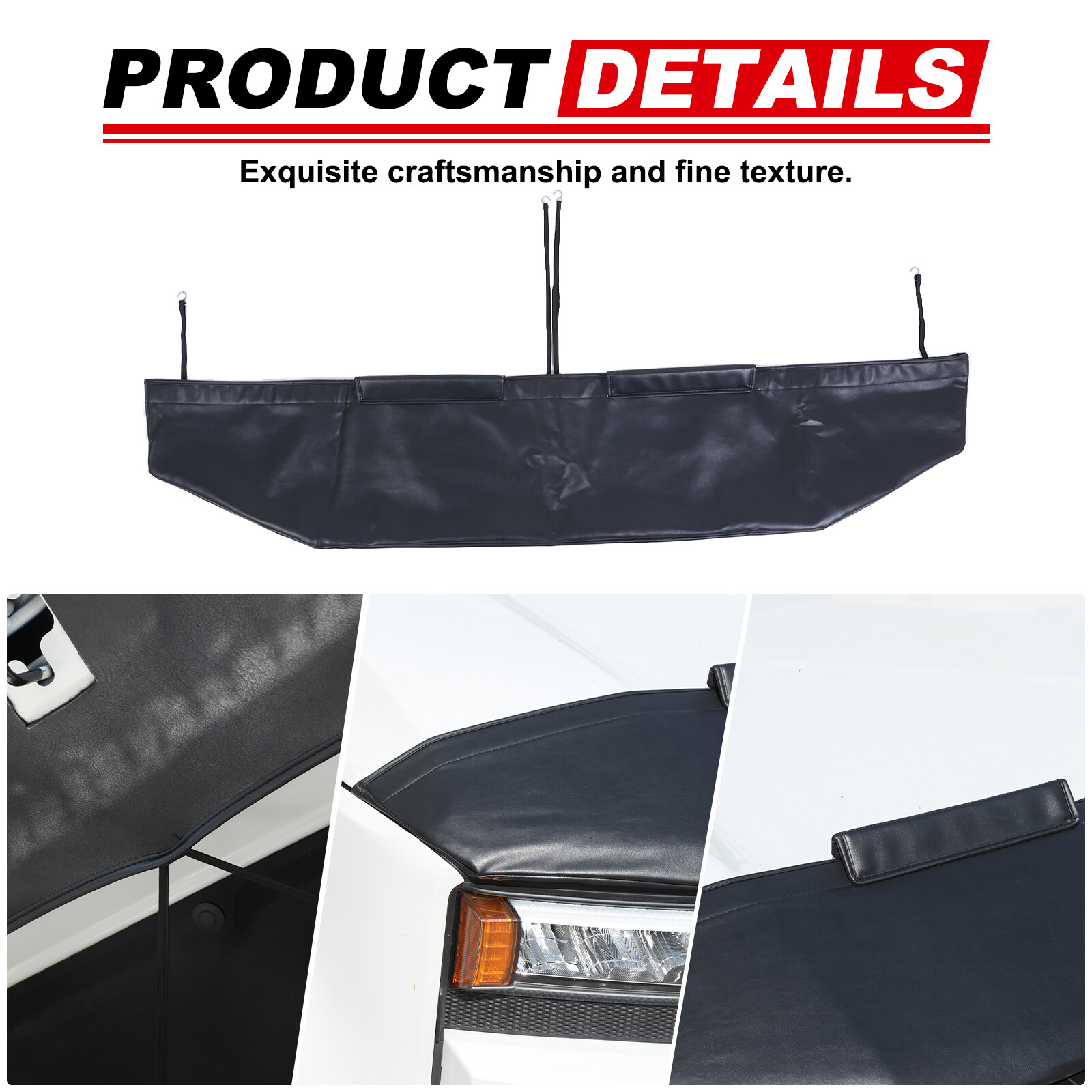 Hood Bra Guard Bonnet Mask Stone Deflector Fits Toyota Land Cruiser 2024-2026