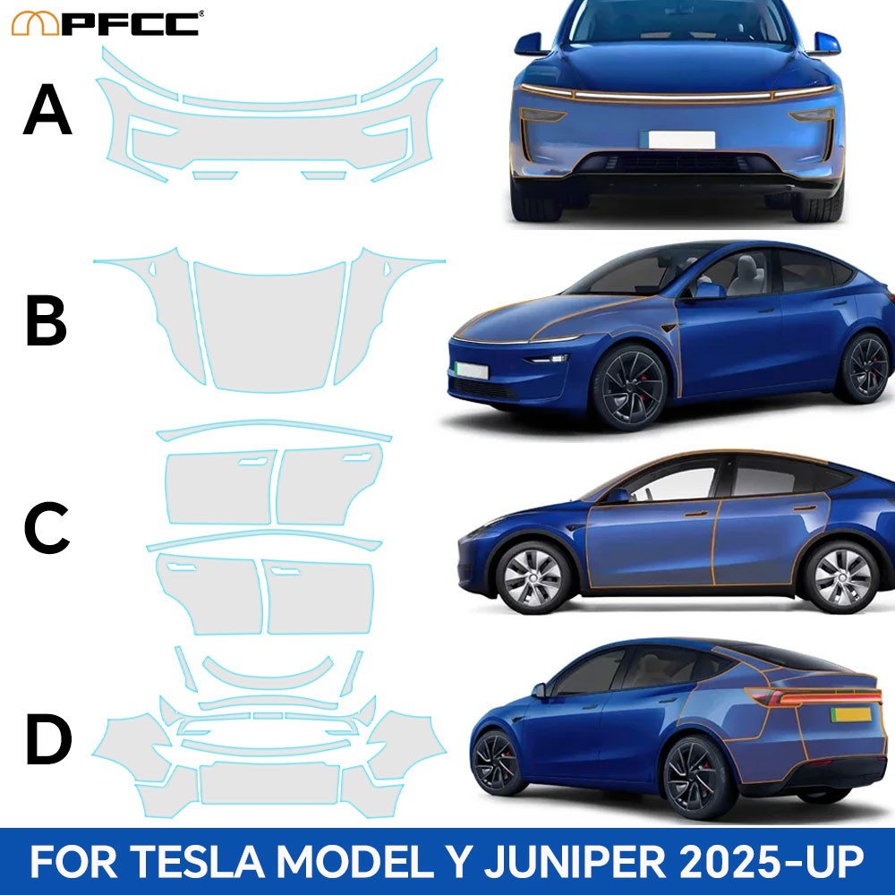 Matte PPF Full Kit for 2026 Tesla Model Y Performance PreCut Paint Protection