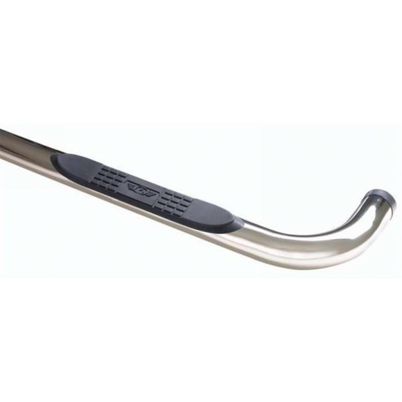 Rampage 9425 3″ Polished Round Step Bars for 1987-06 Jeep Wrangler YJ/TJ