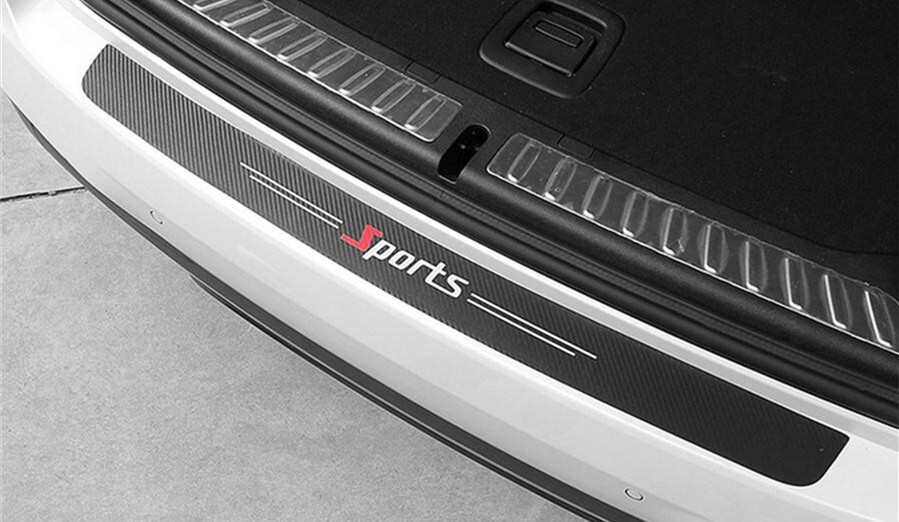 Car Door Plate Sill Scuff Cover Panel Step Anti Scratch Trunk Sticker Protector