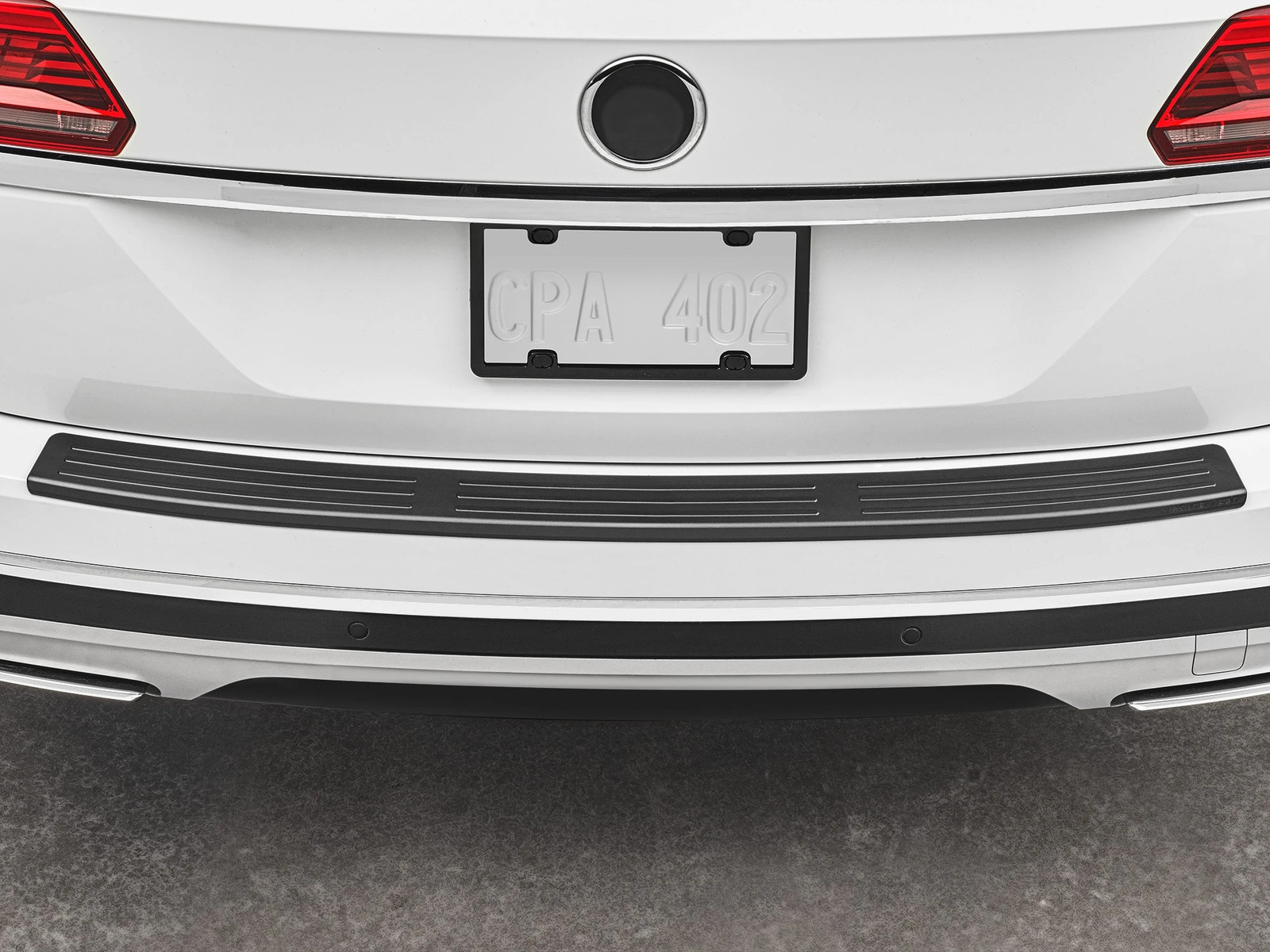 WeatherTech Custom BumperTopper for 2018-2025 – VW Atlas (Rear Bumper) – Black
