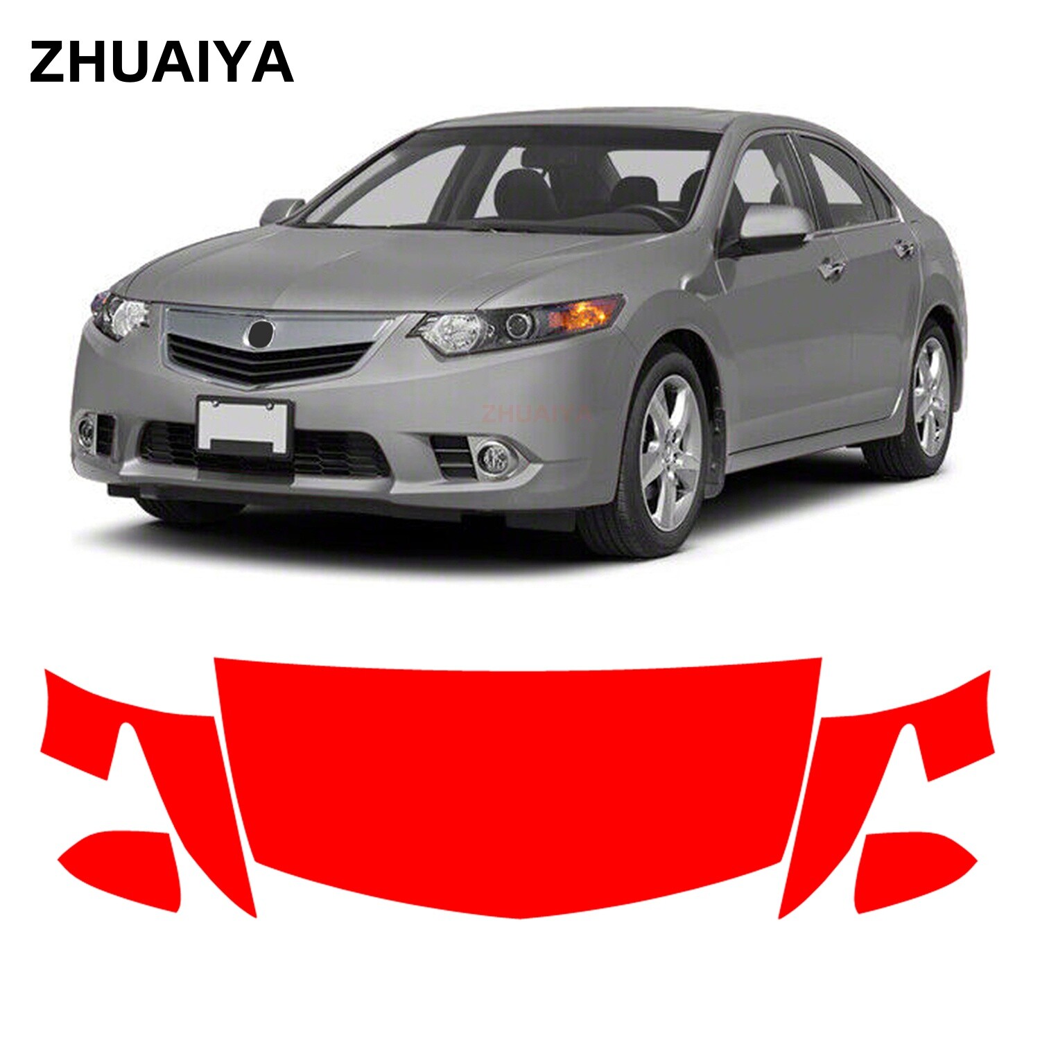 Partial Hood + Fenders PPF Paint Protection Film For Acura TSX A-Spec 2009-2010