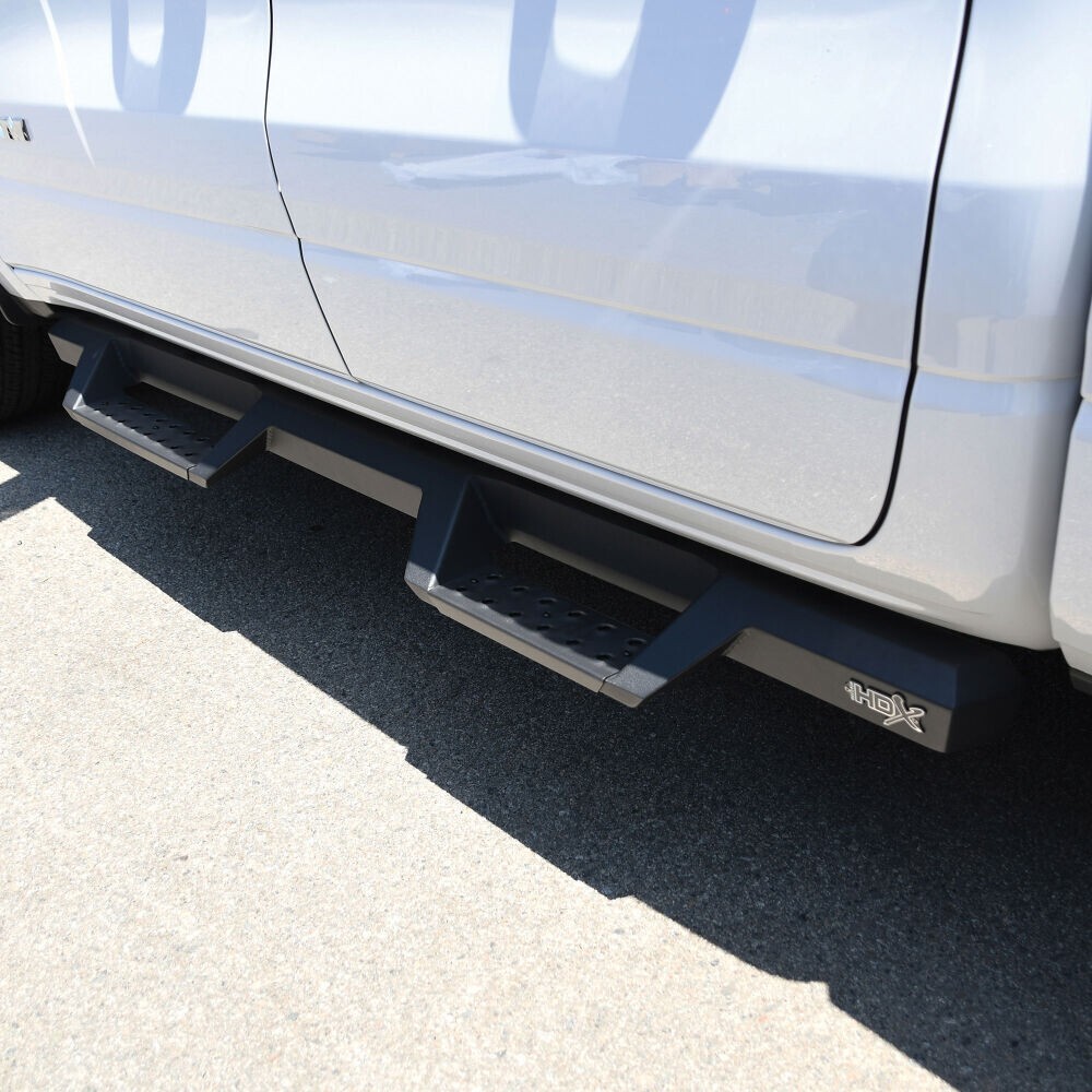 Westin Textured Black HDX Drop Nerf Step Bars Fits 2019-2024 Ram 1500 Quad Cab