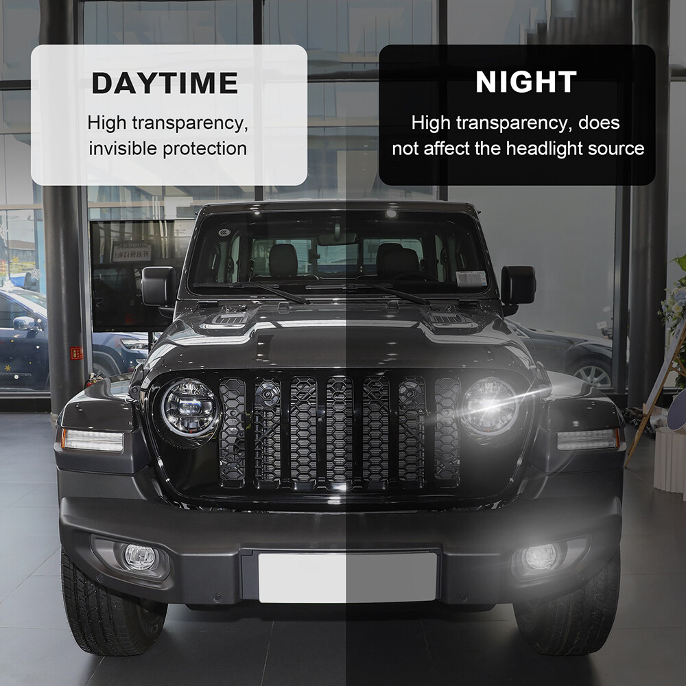 For Jeep Gladiator 2020-2024 Windshield Pillars Precut Paint Protection Film PPF