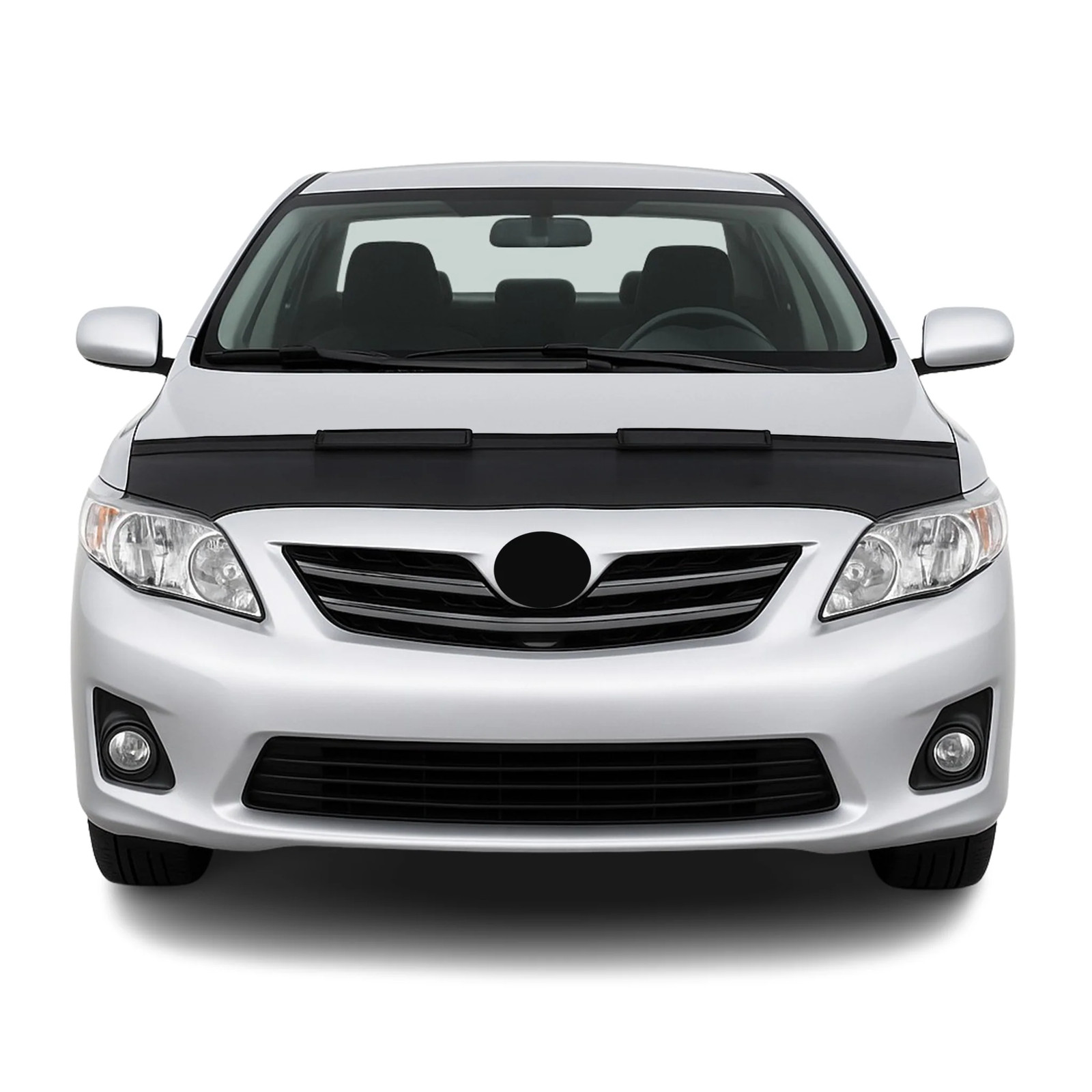 Car Bonnet Mask Hood Bra for Toyota Corolla 2003-2008 Black 1 Pc