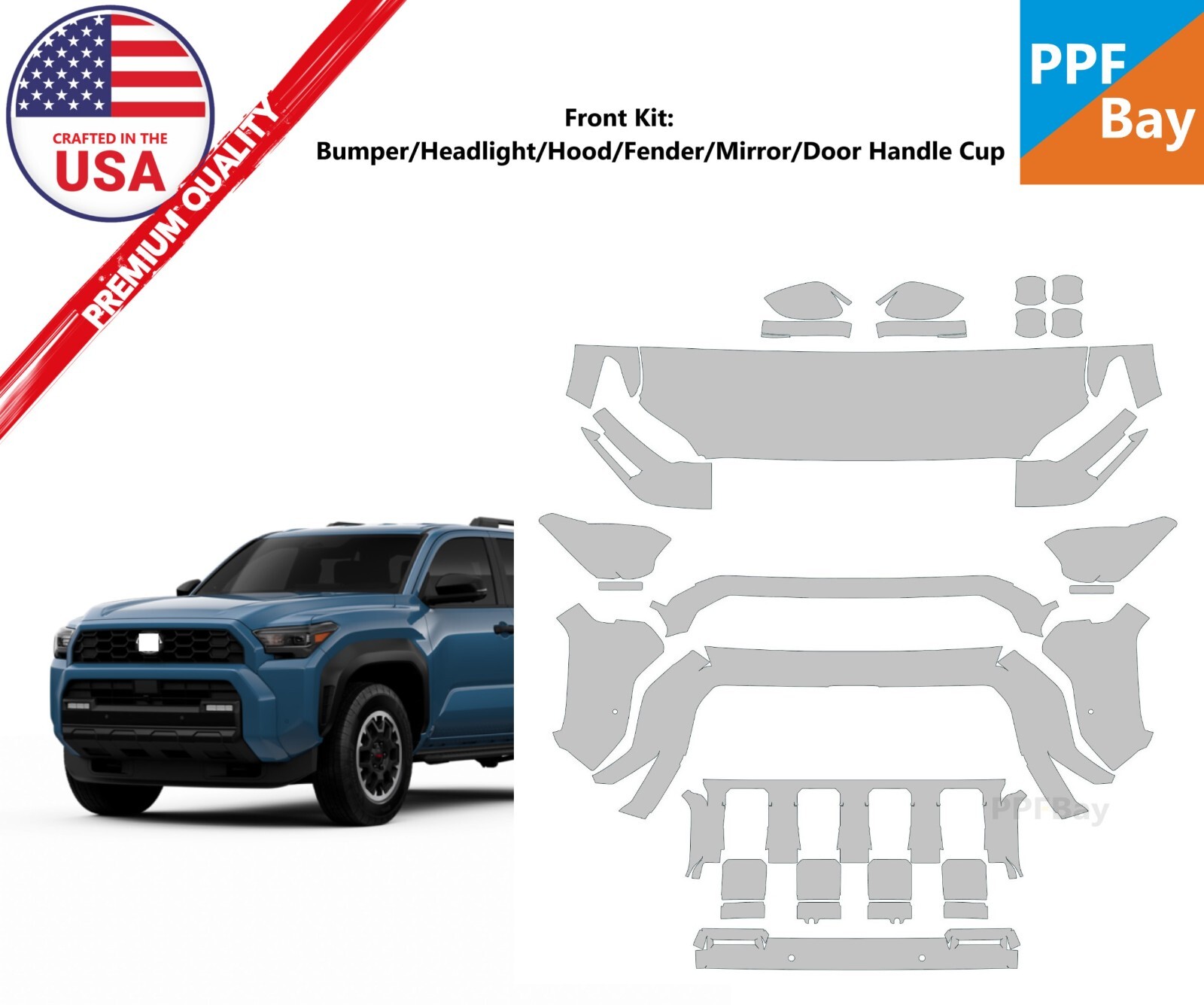 For Toyota 4Runner TRD Off Road/SR5/Limited/Plat 2025 Paint Protection Film PPF