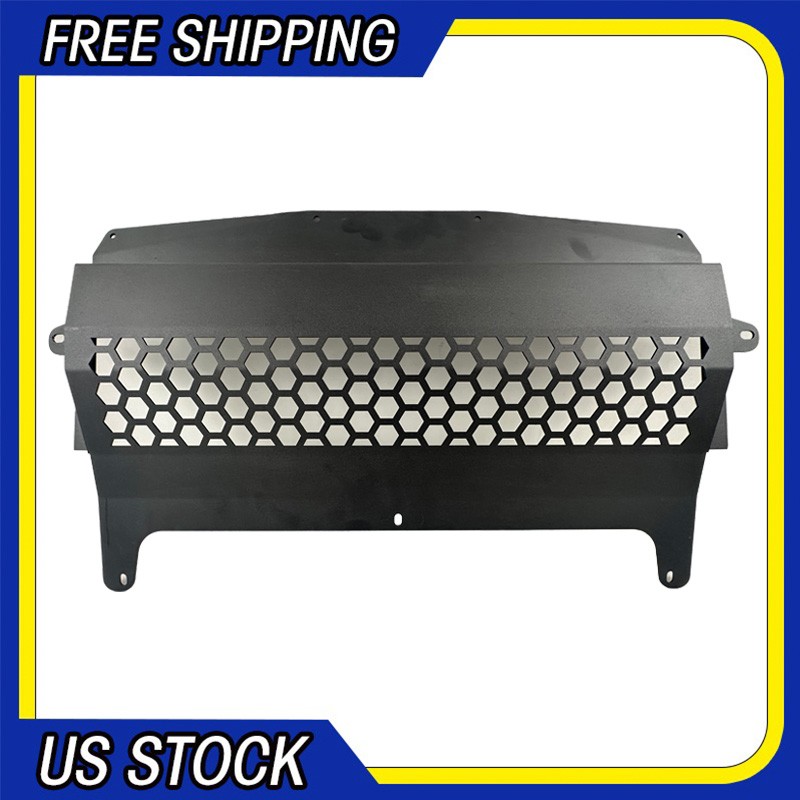 Black Aluminum Oil Cooler Skid Plate FOR BWM S55 F80 M3 F82 F83 M4 3.0L Turbo