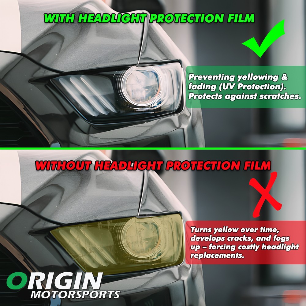 PreCut Headlights Protection Clear Covers Bra PPF For 2010-2014 Peugeot 5008