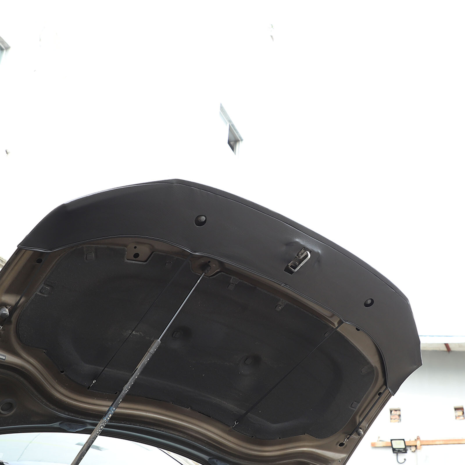 Front Hood Cover Engine End Bra Protector for Volkswagen VW Tiguan 2018-24 Black