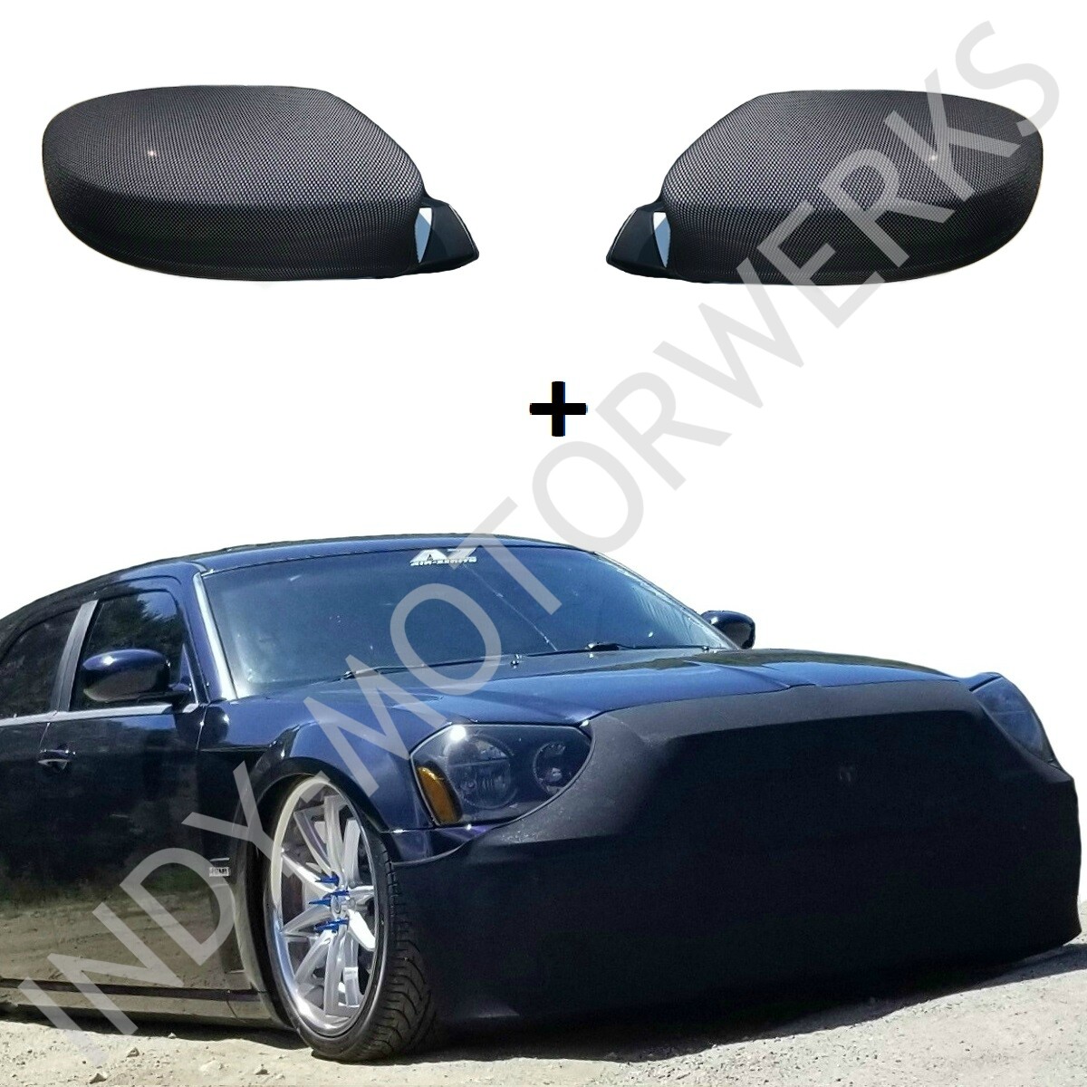 DODGE MAGNUM NOVISTRETCH FRONT + MIRROR STRETCH MASK BRA COMBO FITS 05-08