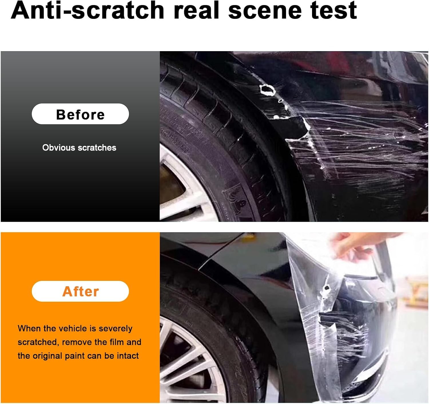 Rearview Mirror Gloss Clear Paint Protective Film for Tesla Model Y 2020-2025