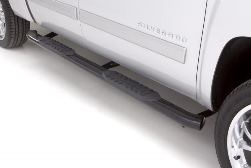 LUND 23885007 5-Inch Oval Curved Steel Nerf Bars for 10-17 Dodge Ram 2500 Crew