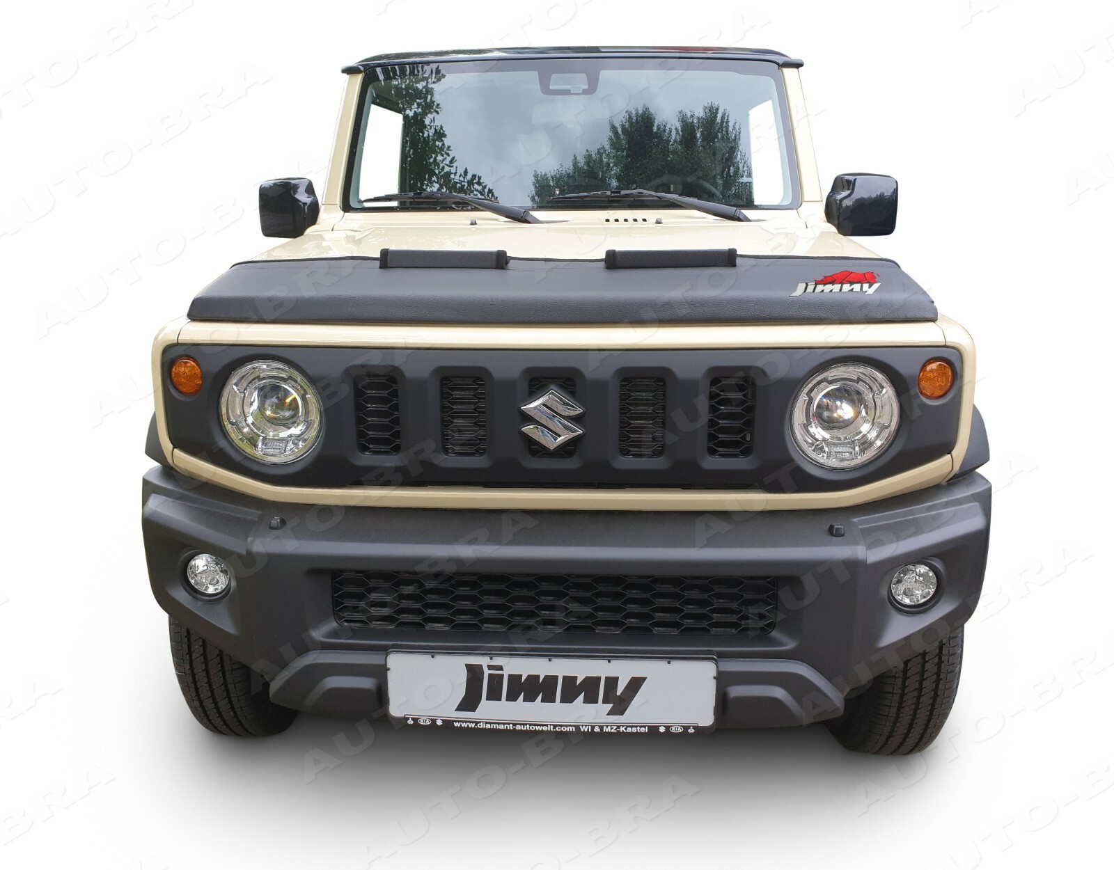 Car bra for Suzuki Jimny GJ manufactured from 2018 + Rhio logo stone chip pro…