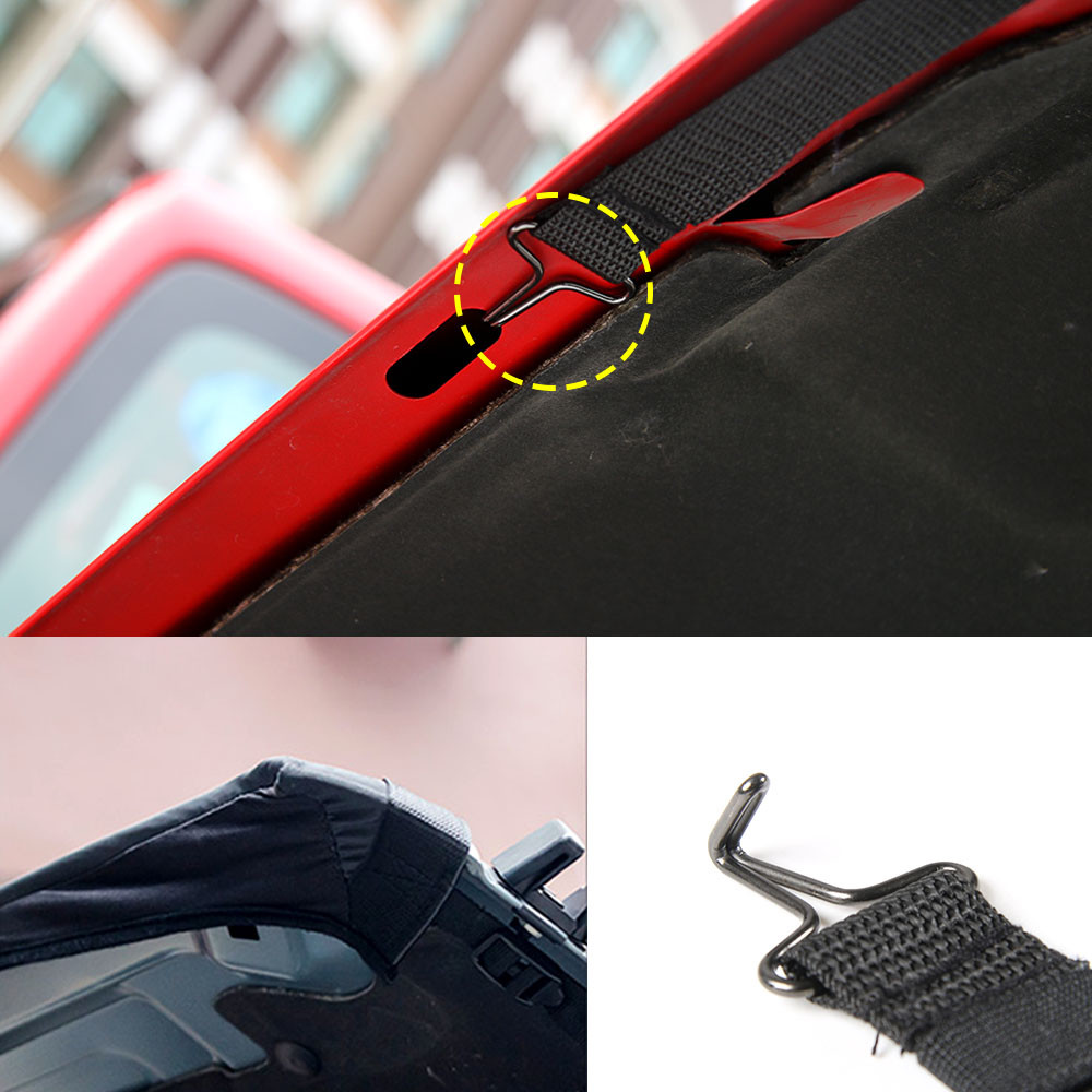 Front Hood Cover Bra Protector Cover T-Style For Jeep Wrangler JK Rubicon Sahara