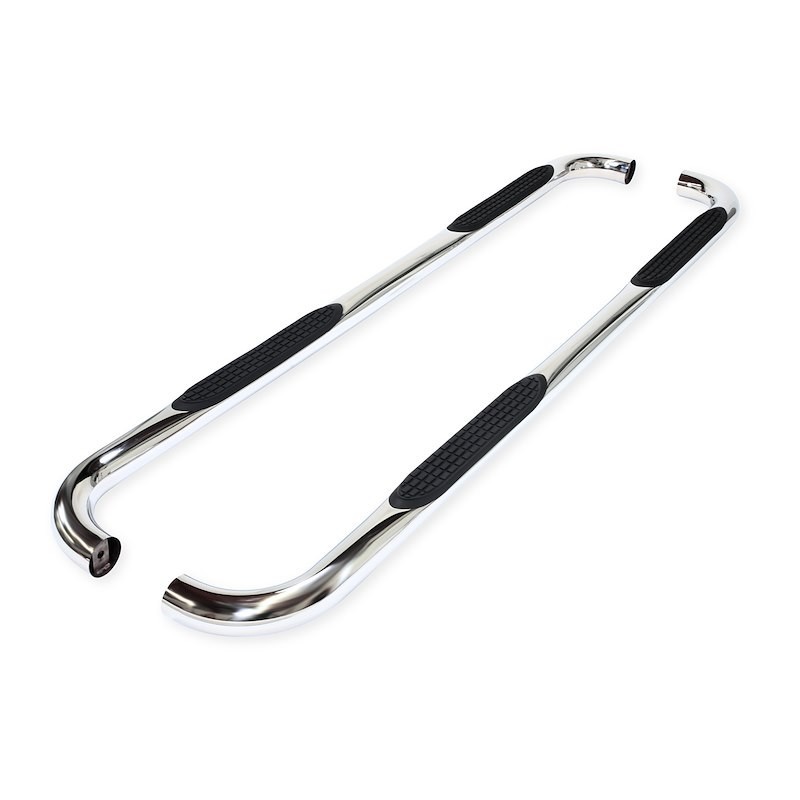 TrailFX A0063S Stainless Steel Polished Nerf Bar for 2020-2025 Jeep Gladiator