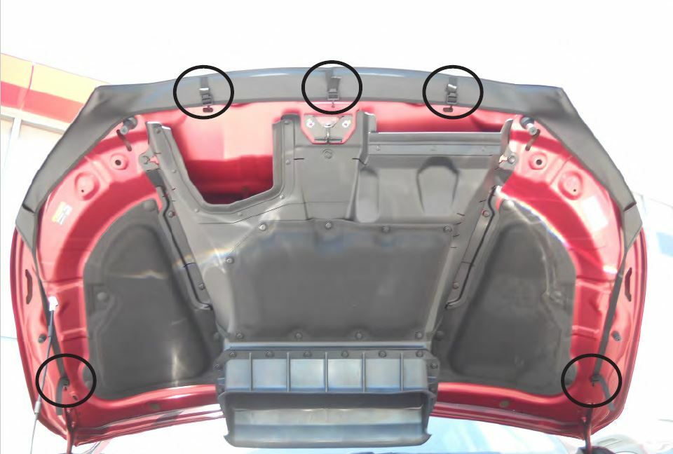 Lebra Hood Protector Mini Mask Bra Fits 2019-2022 Subaru Ascent 19 20 21 22