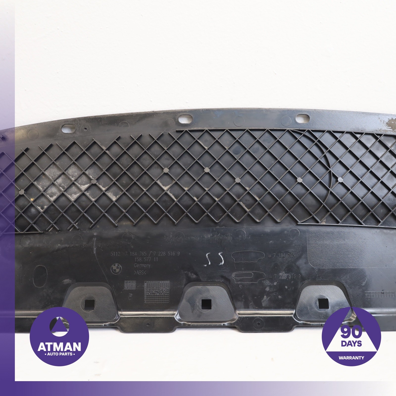 BMW F10 535i Rear Bumper Splash Shield Valance Panel Cover OEM