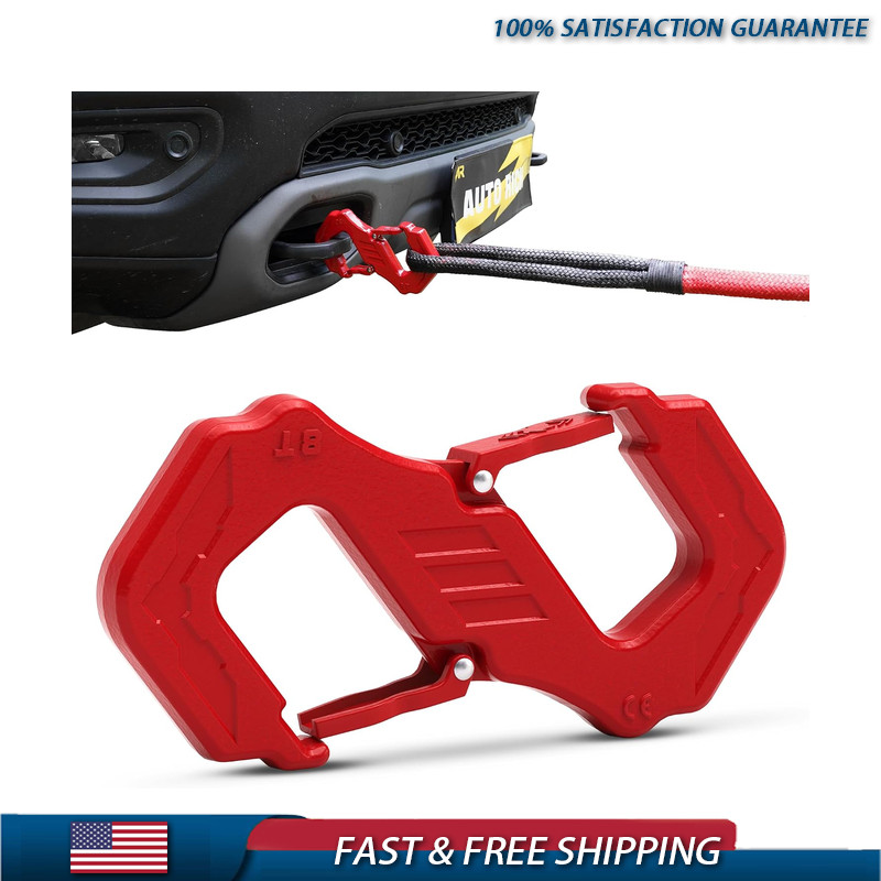 3/8 S Tow Hook, G80 Steel Quick Winch Shackle 33, 000Lbs Break Strength SUV, Tru