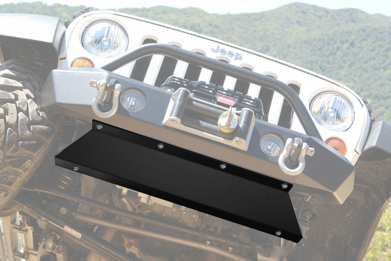 LoD Offroad JSP0731 Signature Series Shorty Bolt-On Skid Plate – Black Textured