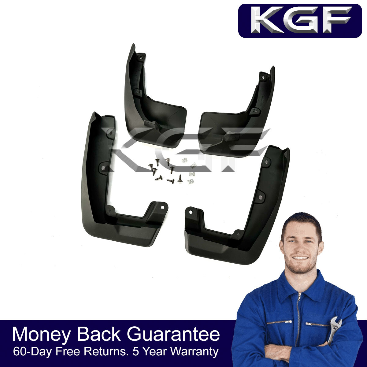 Full Set Rubber MudFlaps For Honda CR-V 2017-2020 KGF