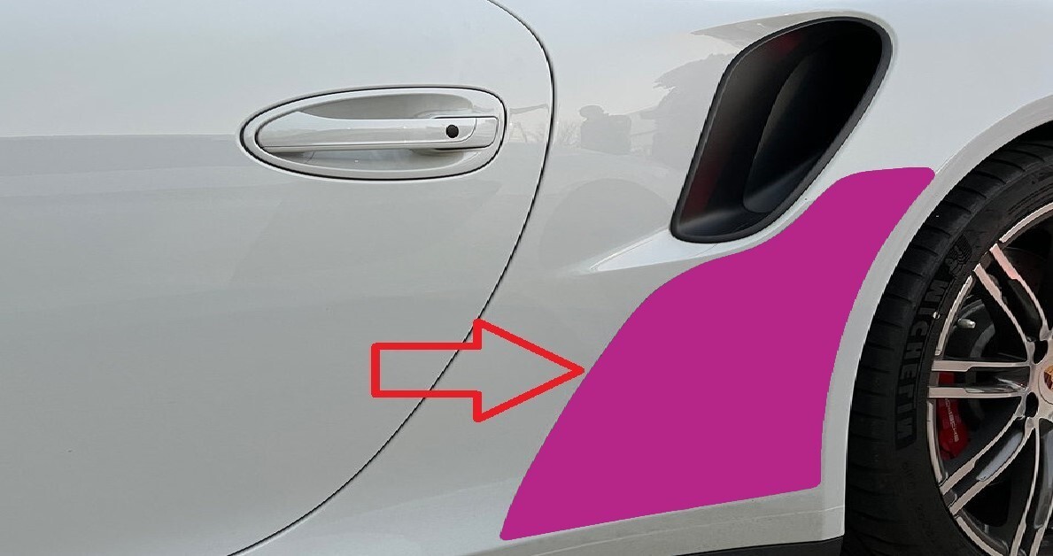 For Porsche 991 Turbo 2014-2019 Stone Guard Paint Protection Film PreCut PPF