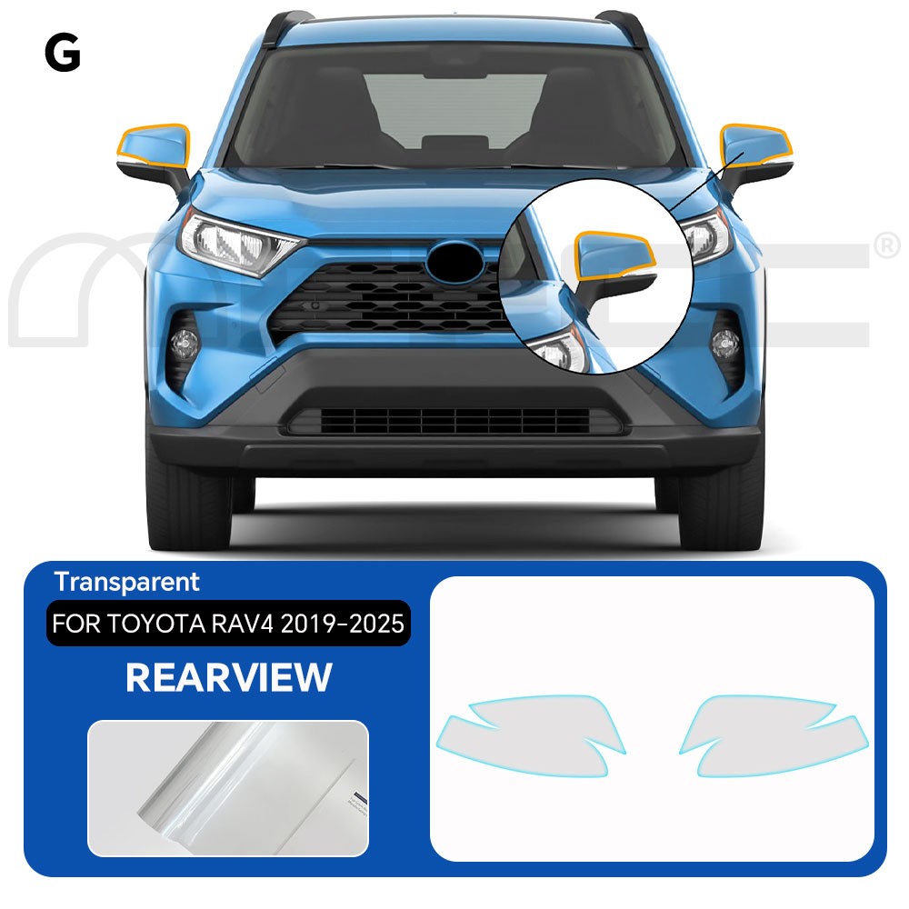 Toyota RAV4 2019-2025 Full Front PreCut Paint Protection Film TPU Clear Bra PPF
