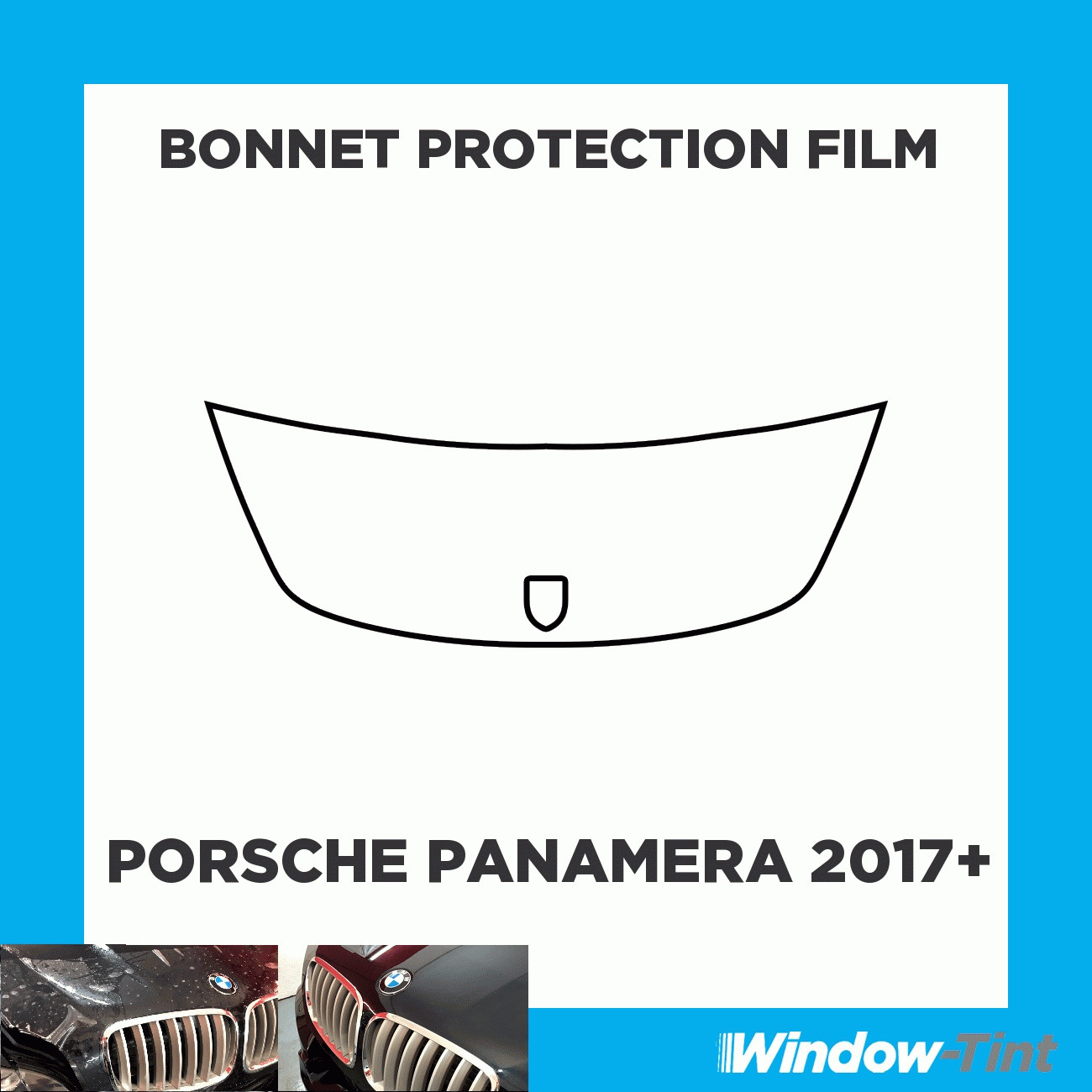 For Mercedes E-Class 4-door 10-16 CLEAR Bonnet PPF Scratch Protection Film